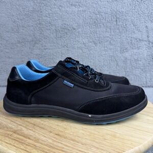 SAS Sporty Womens Size 11 Black Leather Shoes Lace Up Comfort Walking Sneaker